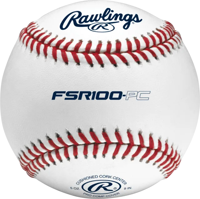RAWLINGS FLAT SEAM HIGH SCHOOL PRO COMP COVER PRACTICE BASEBALL