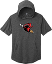 Tri-Blend Wicking Short Sleeve Hoodie