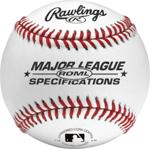 RAWLINGS FLAT SEAM MLB SPEC BASEBALL