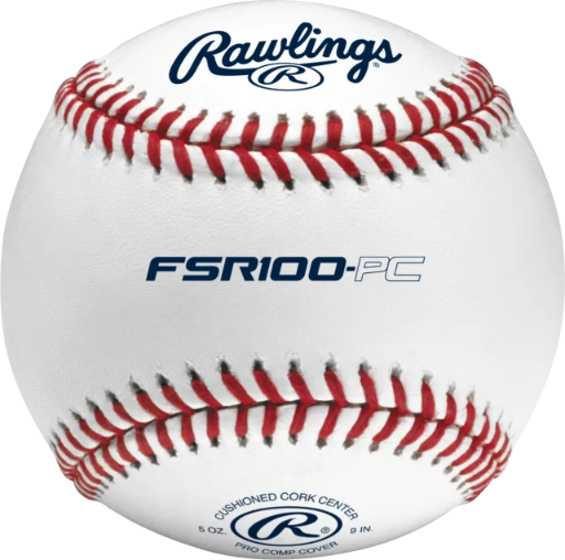 RAWLINGS FLAT SEAM HIGH SCHOOL PRO COMP COVER PRACTICE BASEBALL