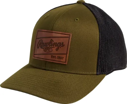 Rawlings Leather Patch Hat