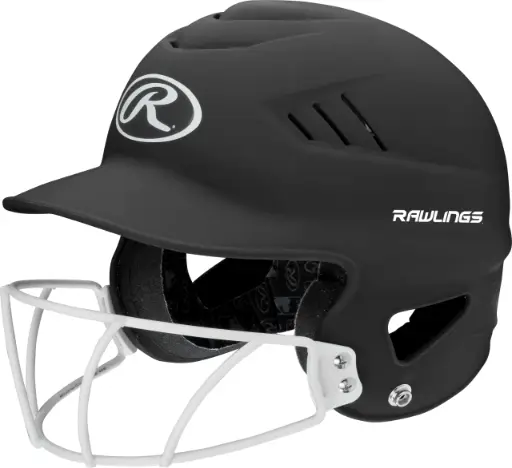 RAWLINGS COOLFLO OSFM 1-TONE HIGHLIGHTER SOFTBALL HELMET WITH SB1WG