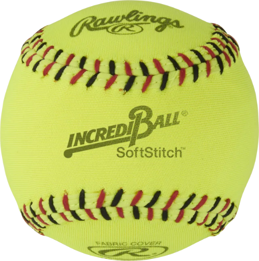 RAWLINGS INCREDI-BALL 11-INCH YELLOW SOFTSTITCH SOFTBALLS - DZ