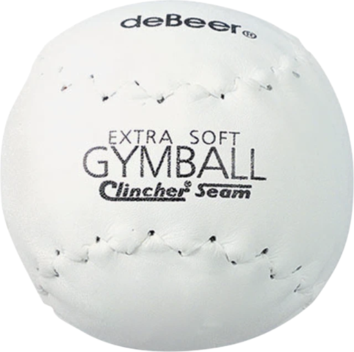 DEBEER 14-INCH WHITE SOFTIE GYMBALL CLINCHER
