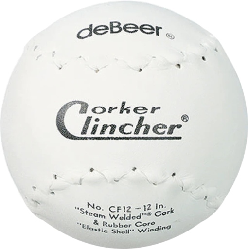 DEBEER 12-INCH WHITE TRUTECH OFFICIAL CLINCHER